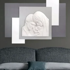 Capezzali-Bongelli Preziosi Capezzale moderno sacra famiglia grigio 100x57