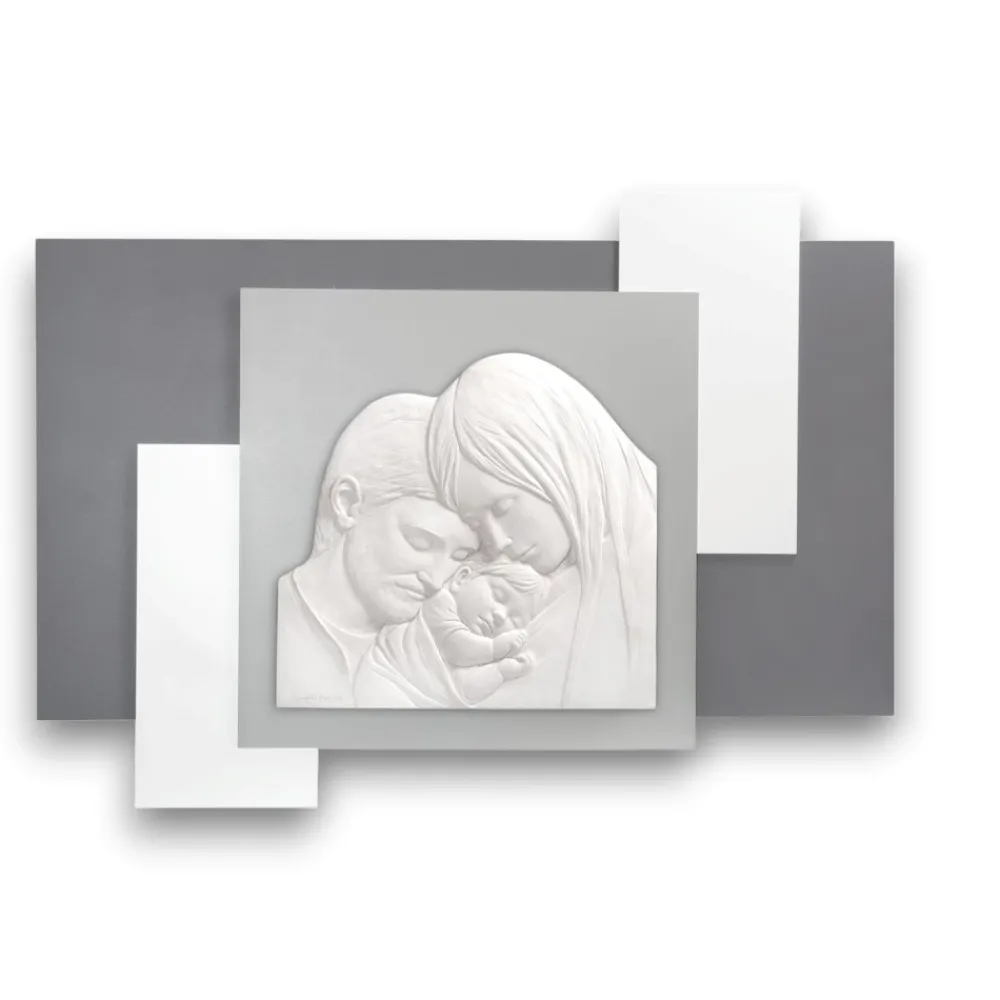Capezzali-Bongelli Preziosi Capezzale moderno sacra famiglia grigio 100x57