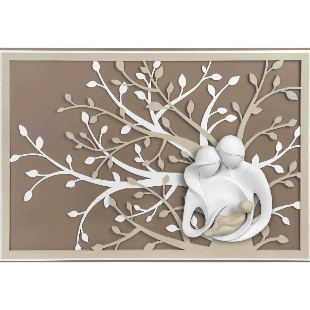 Capezzali-Bongelli Preziosi Capezzale moderno 70x48 sacra famiglia nocciola