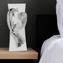 Capezzali-Selezionato da Mazzolaluce Capezzale sacra famiglia bianco argento classico