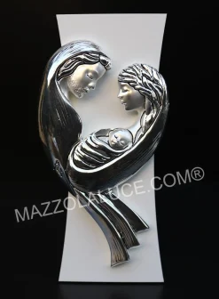 Capezzali-Selezionato da Mazzolaluce Capezzale sacra famiglia bianco argento classico