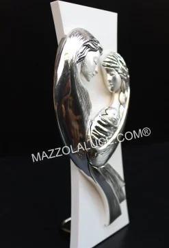 Capezzali-Selezionato da Mazzolaluce Capezzale sacra famiglia bianco argento stile contemporaneo per camera da letto