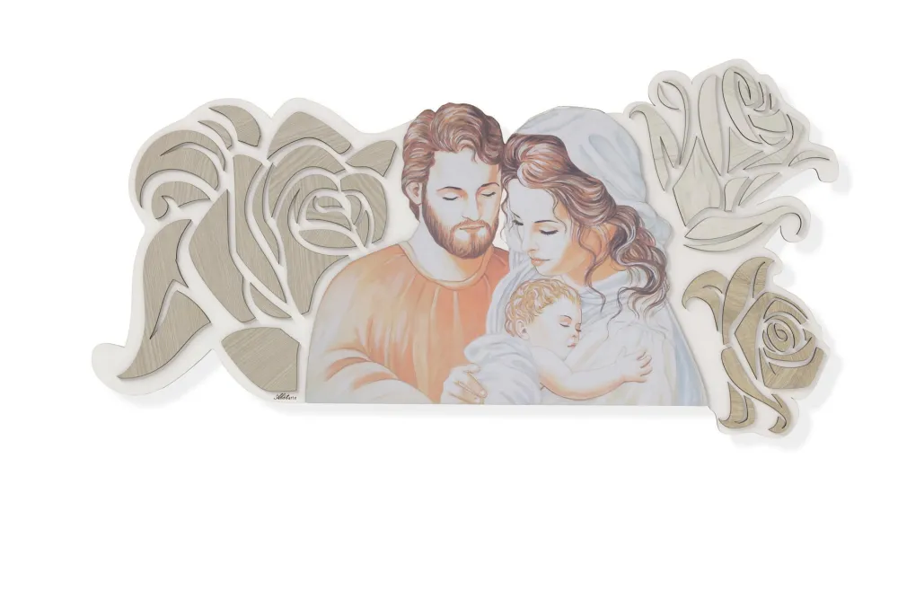 Capezzali-Selezionato da Mazzolaluce Capezzale sacra famiglia classico 120x60 pannello legno