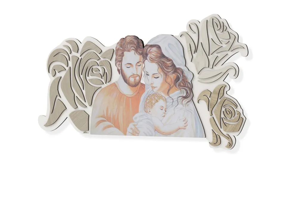 Capezzali-Selezionato da Mazzolaluce Capezzale sacra famiglia classico 120x60 pannello legno