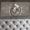 Capezzali-Selezionato da Mazzolaluce Capezzale sacra famiglia 80x40 argento avorio albero della vita tortora