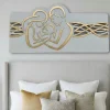 Capezzali-Selezionato da Mazzolaluce Capezzale sacra famiglia 120x60 moderna bianco foglia oro