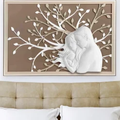 Capezzali-Bongelli Preziosi Capezzale sacra famiglia 105x72 moderno nocciola bongelli