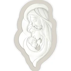 Capezzali-Bongelli Preziosi Capezzale sacra famiglia 35x50 nocciola
