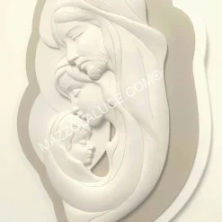 Capezzali-Bongelli Preziosi Capezzale sacra famiglia 35x50 nocciola