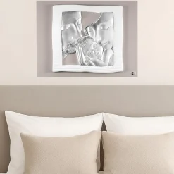 Capezzali-Selezionato da Mazzolaluce Capezzale tortora argento 45x35 sacra famiglia stile contemporaneo