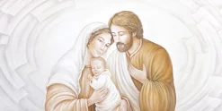 Capezzali-Selezionato da Mazzolaluce Capoletto classico 120x60 dipinto capezzale sacra famiglia per camera da letto
