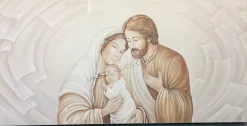 Capezzali-Selezionato da Mazzolaluce Capoletto classico 120x60 dipinto capezzale sacra famiglia per camera da letto