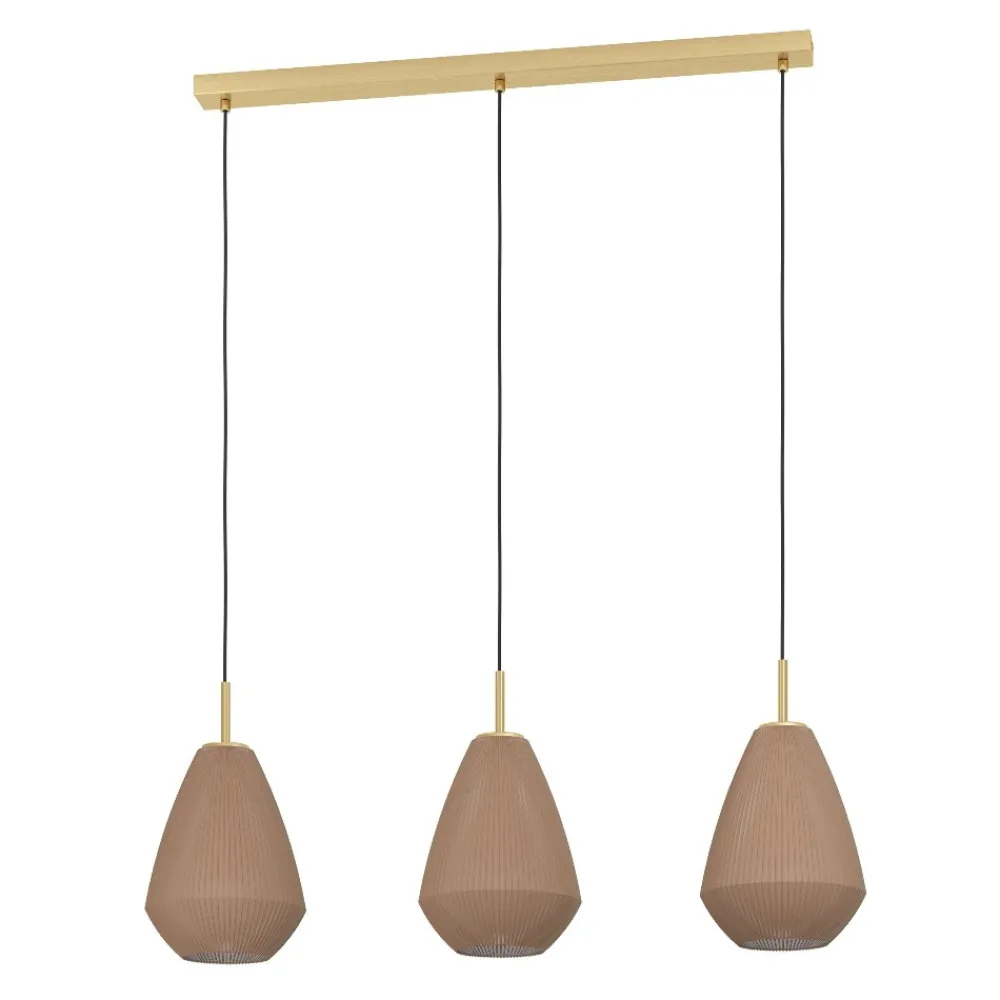 Lampadari Cucina-Eglo Caprarola lampadario da cucina in vetro satinato