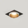 Faretti Da Incasso-Eglo Carosso faretto da incasso a soffitto quadrato nero bianco