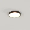 Faretti Da Incasso-Eglo Carosso faretto rotondo bianco bordo nero da incasso a soffitto