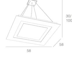 Lampadari Moderni-Top Light Carpet lampadario sabbia per soggiorno moderno