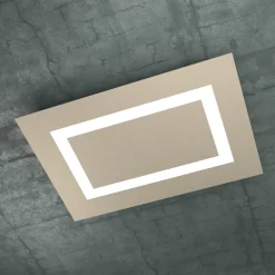 Plafoniere Moderne-Top Light Carpet toplight plafoniera led 91w sabbia design moderna