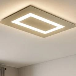 Plafoniere Moderne-Top Light Carpet plafoniera moderna da cucina sabbia rettangolare