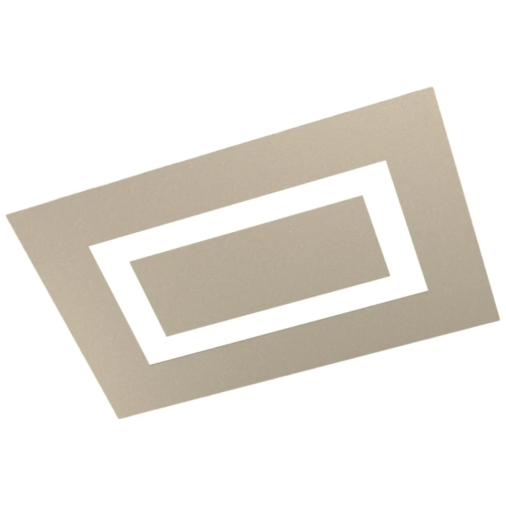 Plafoniere Moderne-Top Light Carpet plafoniera moderna da cucina sabbia rettangolare