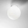 Plafoniere Moderne-Ideal Lux Carta pl1 d30 plafoniera moderna sfera effetto carta 30cm