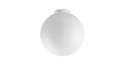 Plafoniere Moderne-Ideal Lux Carta pl1 d30 plafoniera moderna sfera effetto carta 30cm