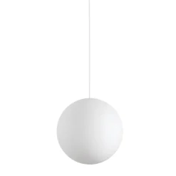 Lampadari Moderni-Ideal Lux Carta sp1 d40 lampadario sfera bianca effetto carta