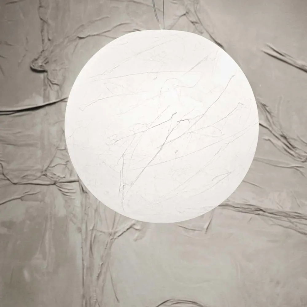 Lampadari Moderni-Ideal Lux Carta sp1 d30 lampadario sfera effetto carta