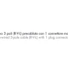 Accessori-Selezionato da Mazzolaluce Cavo 3 poli (r-v-l) precablato con 1 connettore maschio 1,5 mt per cod 8856