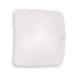 Plafoniere Moderne-Ideal Lux Celine pl3 plafoniera moderna quadrata vetro satinato semplicem per cucina