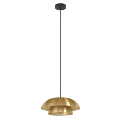 Lampadari Cucina-Eglo Cenciara lampadario per cucina circolare colore oro