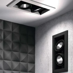Faretti Da Incasso-Maytoni Cestello faretto da incasso soffitto nero metal modern