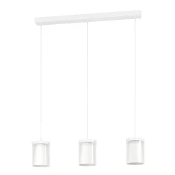 Lampadari Cucina-Eglo Chiusello z lampadario per tavolo cucina led rgb da 2700k a 6500k 3 luci