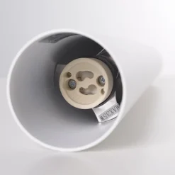Faretti Da Soffitto-Selezionato da Mazzolaluce Cilindro da soffitto faretto bianco metallo 40cm