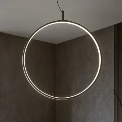 Lampadari Moderni-Ideal Lux Circus lampadario design nero led 33w 3000k
