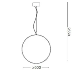 Lampadari Moderni-Ideal Lux Circus lampadario design nero led 33w 3000k