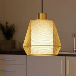Lampade A Sospensione-Eglo Ciudadela lampada a sospensione per cucina in acciaio lavorato