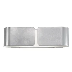 Applique Da Parete-Ideal Lux Clip ap2 mini applique moderna argento