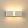 Applique Da Parete-Ideal Lux Clip ap2 mini lampada da parete bianco applique da interno