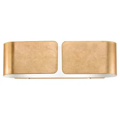 Applique Da Parete-Ideal Lux Clip ap2 small lampada da parete oro applique moderna
