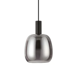 Lampade A Sospensione-Ideal Lux Coco-1 sp lampada a sospensione per bancone vetro fume' led 3000k