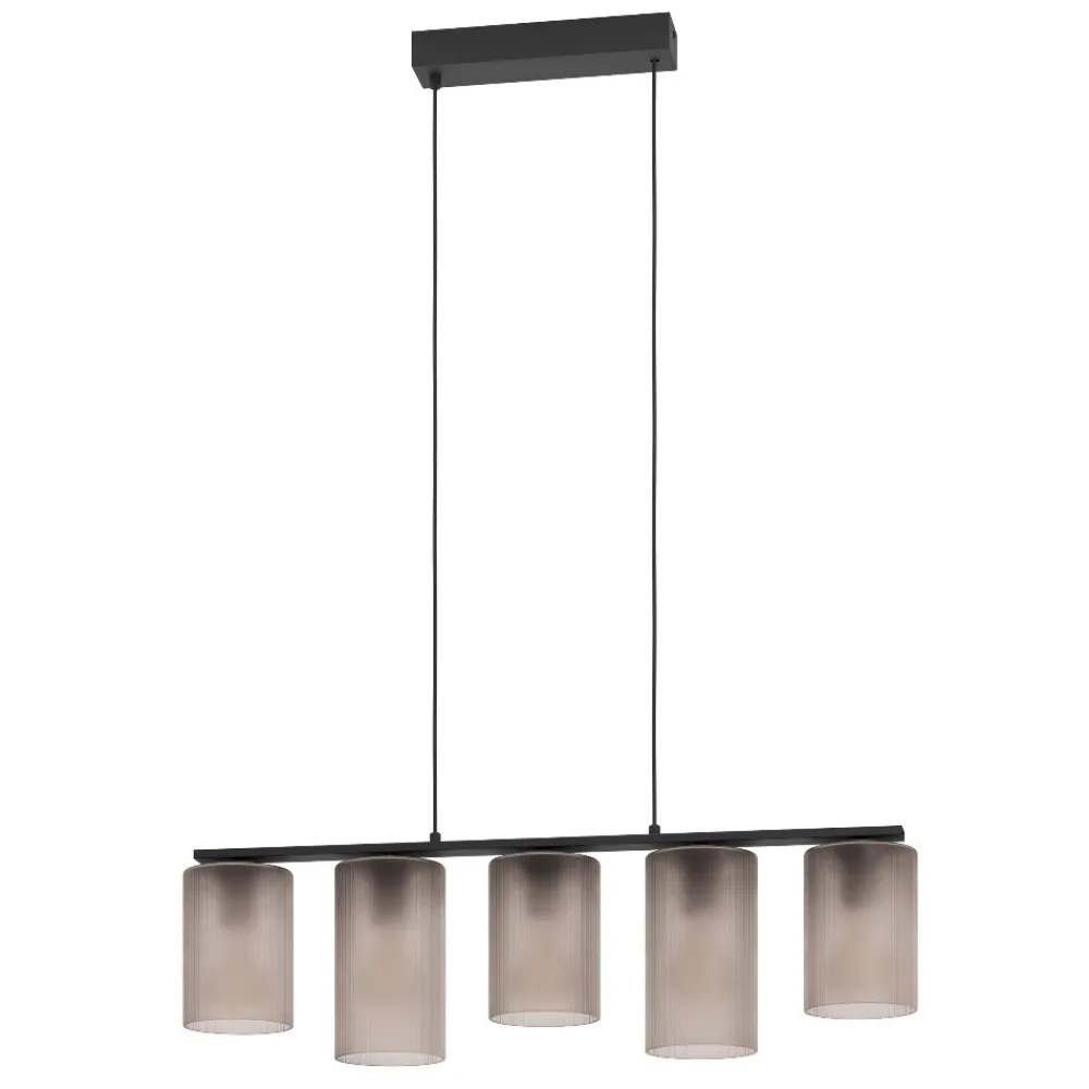 Lampadari Cucina-Eglo Colomera lampadario da cucina con portalampada in vetro opaco
