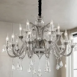 Lampadari Moderni-Ideal Lux Colossal sp15 lampadario di cristallo grande 15 luci