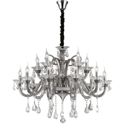Lampadari Moderni-Ideal Lux Colossal sp15 lampadario di cristallo grande 15 luci