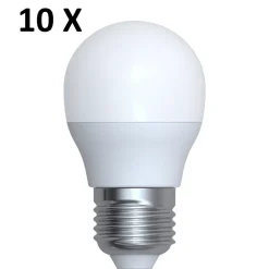 Lampadine Led-Selezionato da Mazzolaluce Confezione da 10 lampadine led e27 4,9w 3000k 470 lumen