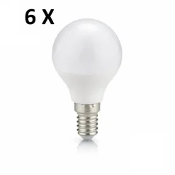 Lampadine Led-Selezionato da Mazzolaluce Confezione 6 lampadine led e14 4,9w 3000k 470 lumen