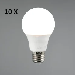 Lampadine Led-Selezionato da Mazzolaluce Confezione 10 lampadine led e27 4,9w 3000k 470 lumen