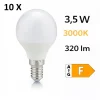 Lampadine Led-Selezionato da Mazzolaluce Confezione n 10 lampadine e14 led 3,5w 3000k 320 lumen