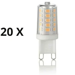 Lampadine Led-Ideal Lux Confezione n20 lampadine g9 4w 4000k 530lm