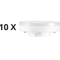 Lampadine Led-Ideal Lux Confezione n10 lampadine gx53 led 7w 3000k 730lm 110