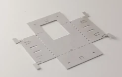 Accessori-Selezionato da Mazzolaluce Controcassa alluminio derivazione da incasso per parete in muratura